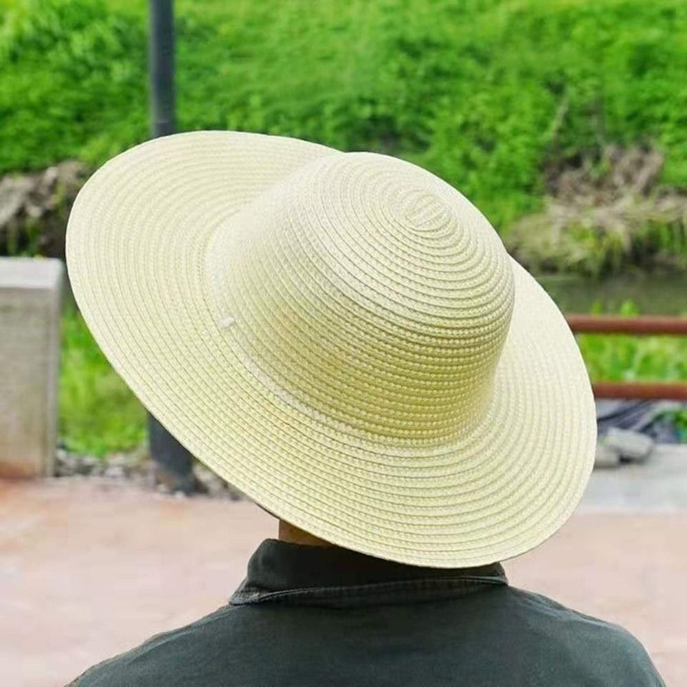 Chapeau de paille à large bord - Bucket Hat Straw avis et prix